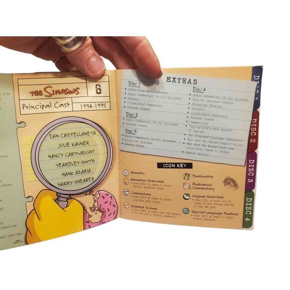 The Simpsons The Complete Sixth Season (DVD, 2005, 4 Discs) - Picture 5 of 6